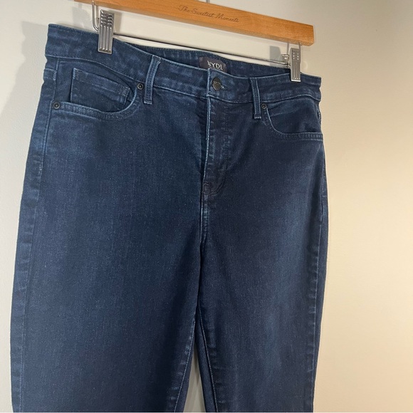 NYDJ Alina Legging Skinny Jeans Dark Wash Size 10 - Picture 3 of 8